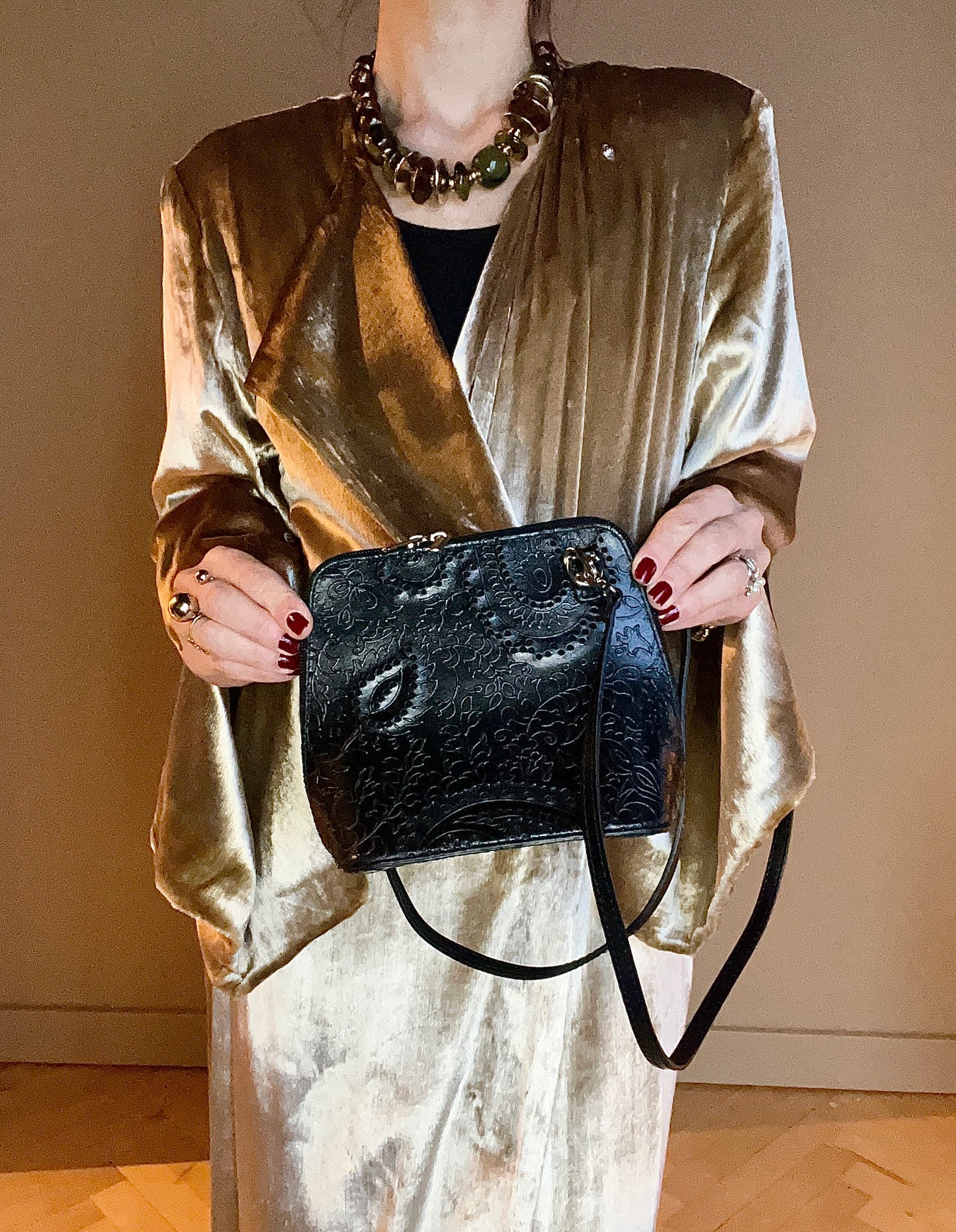 Liten handväska från Italien