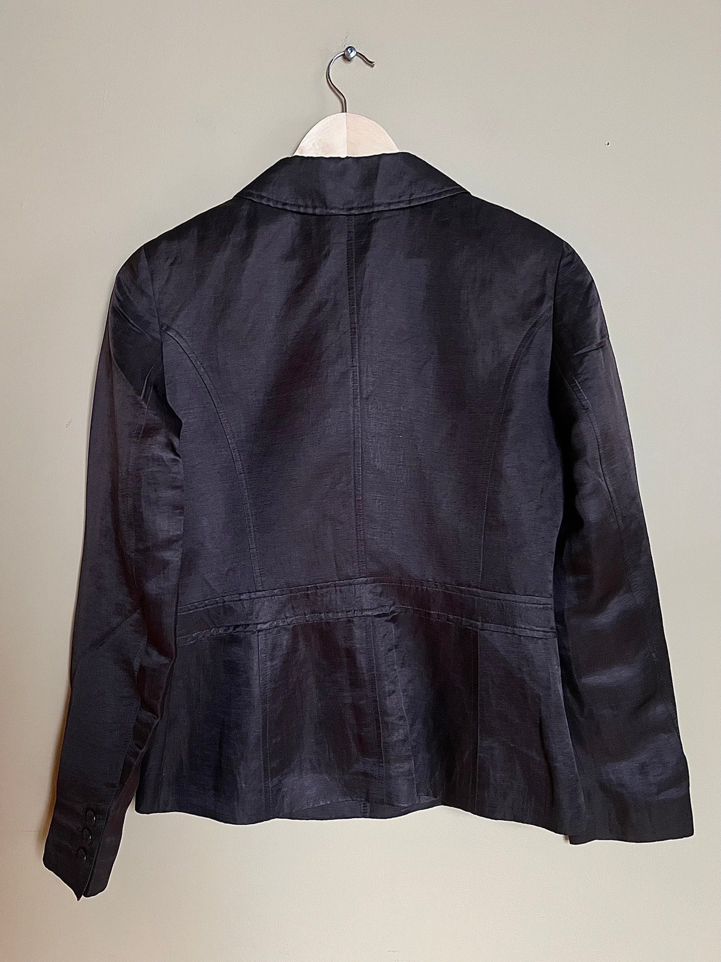 Escada blus/kavaj i linne & siden