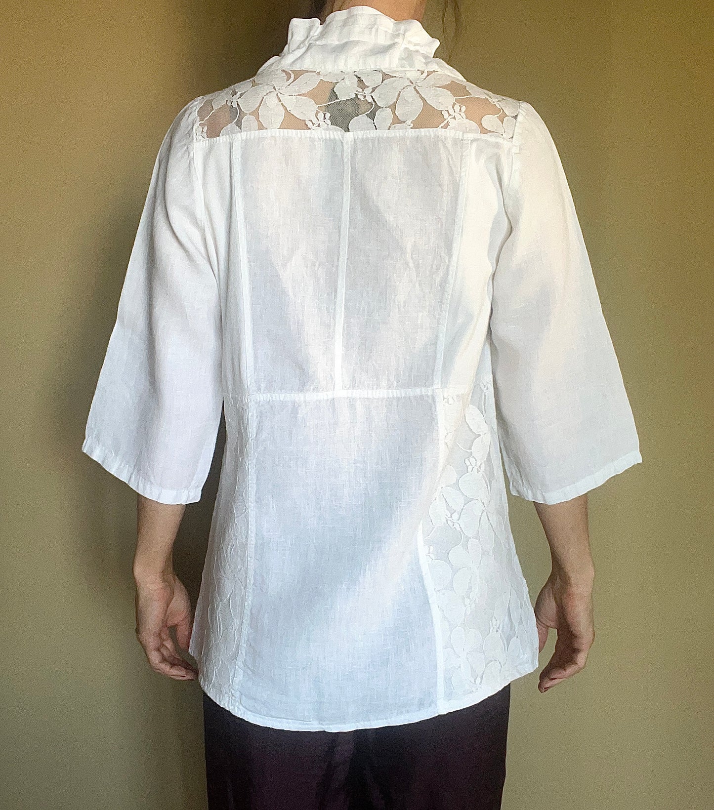 Vintageblus/skjorta 100% linne
