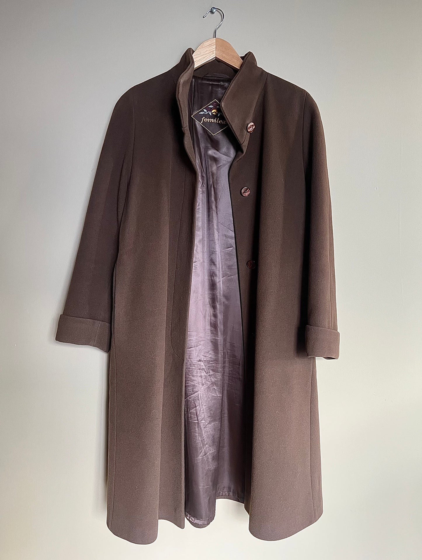 Vintage kappa i ull/cashmere