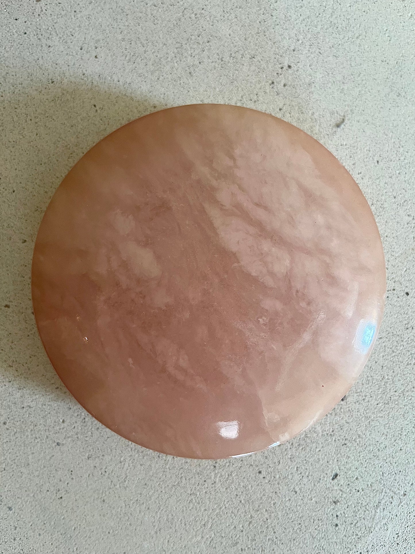 Smyckesask i rosa alabaster