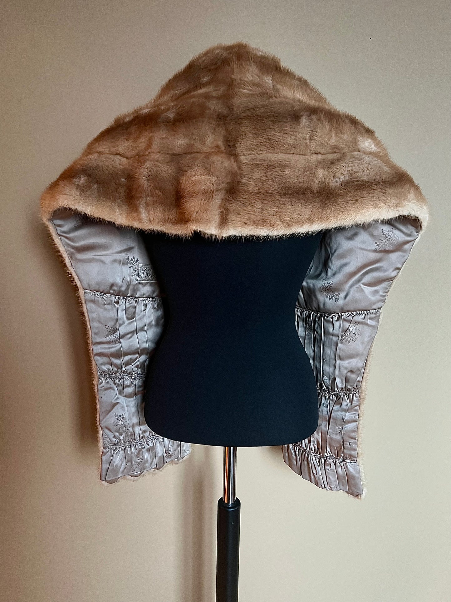 Vintage pälsstola/krage