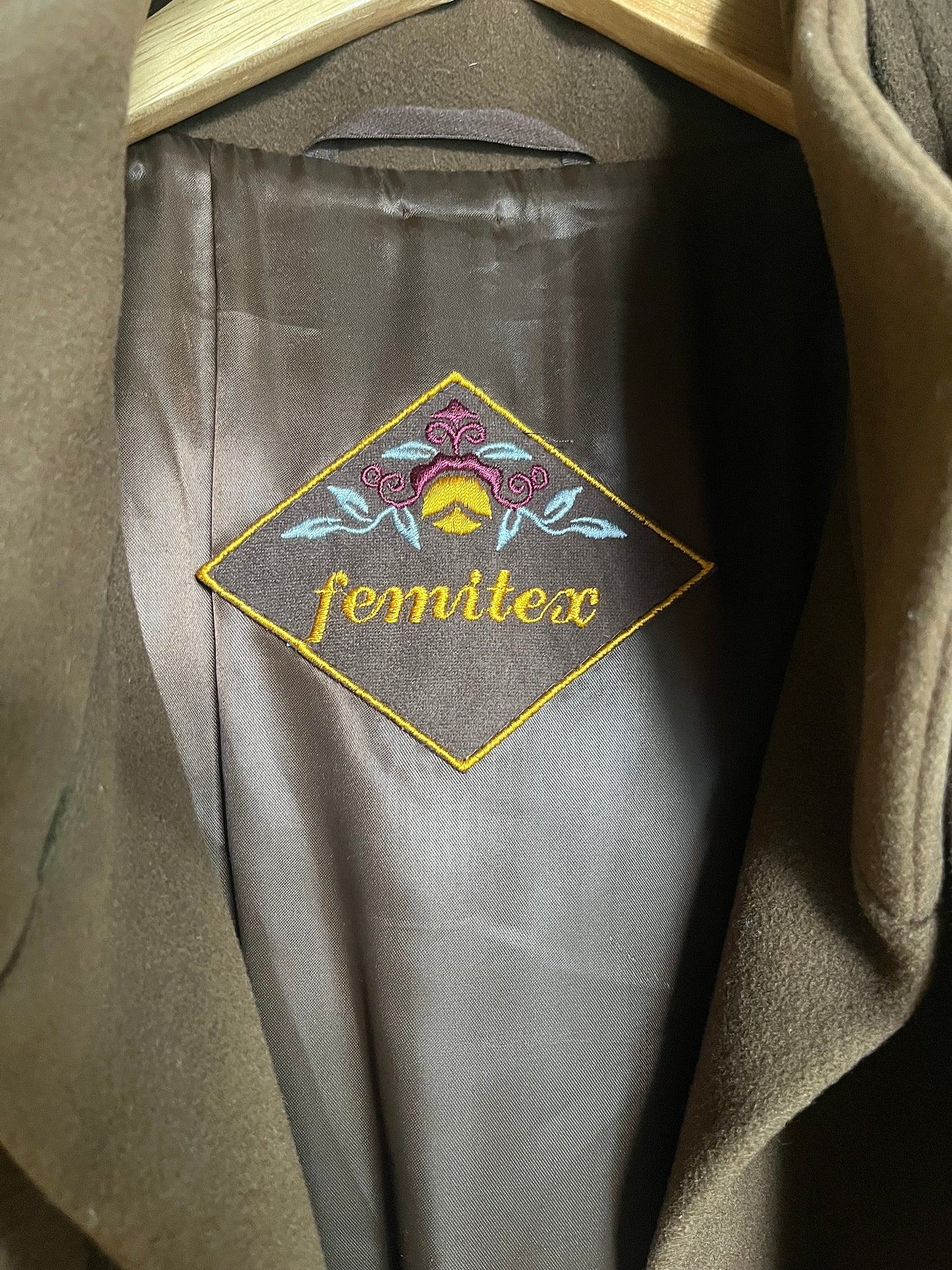 Vintage kappa i ull/cashmere