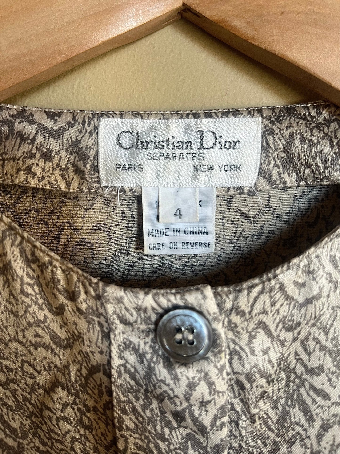 Christian Dior vintageblus