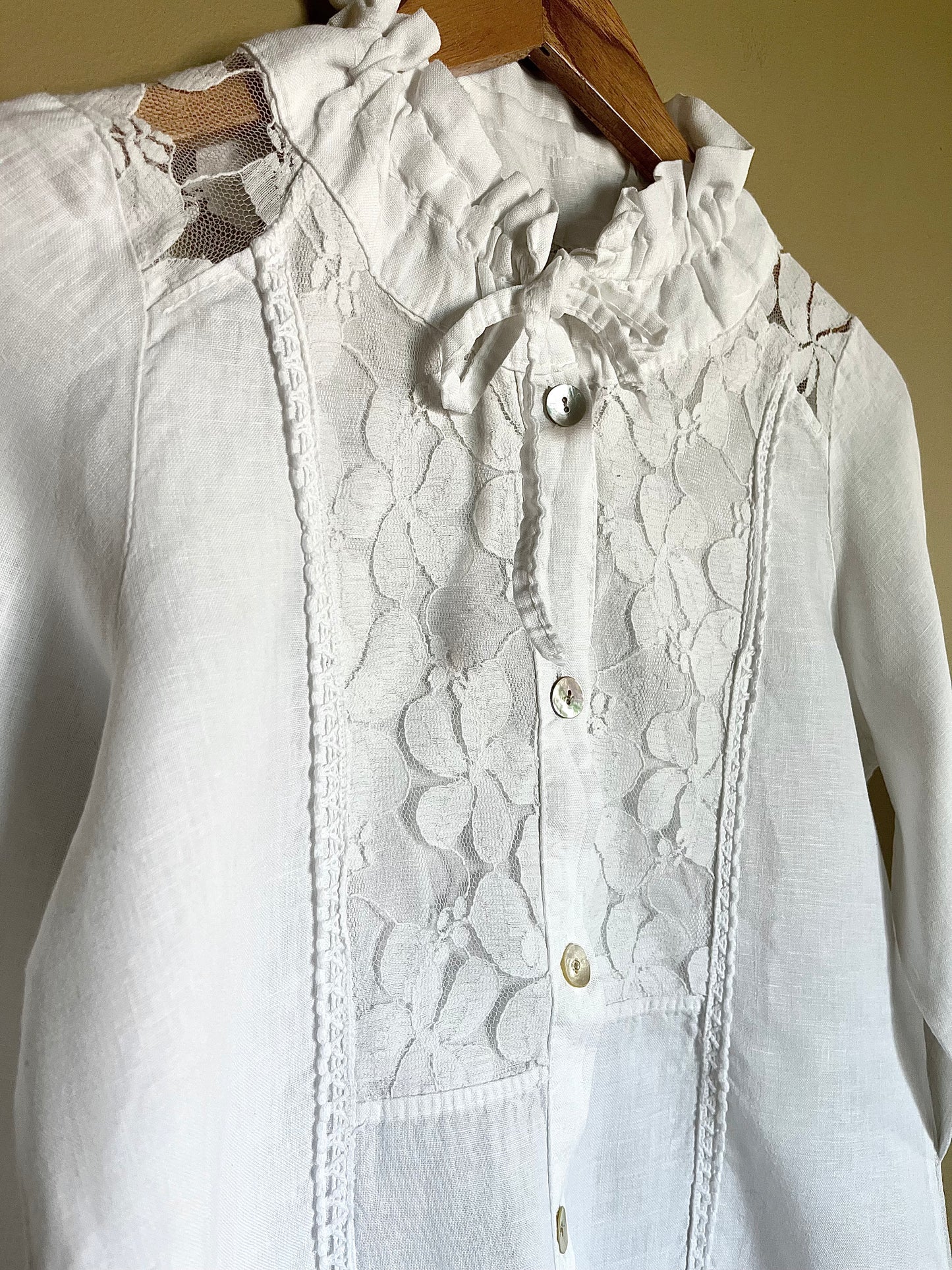 Vintageblus/skjorta 100% linne