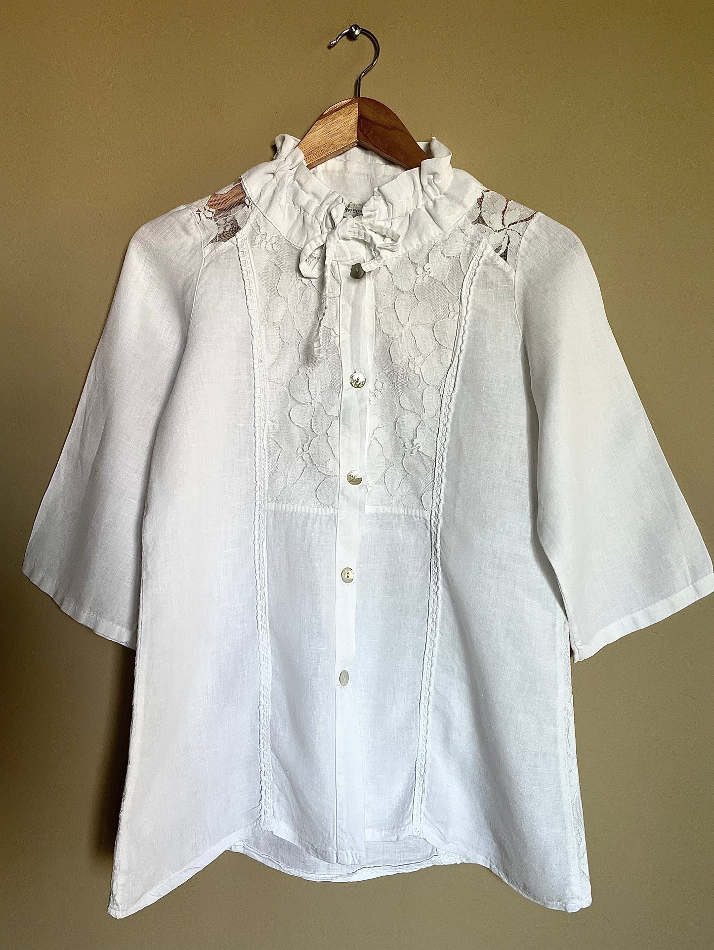 Vintageblus/skjorta 100% linne