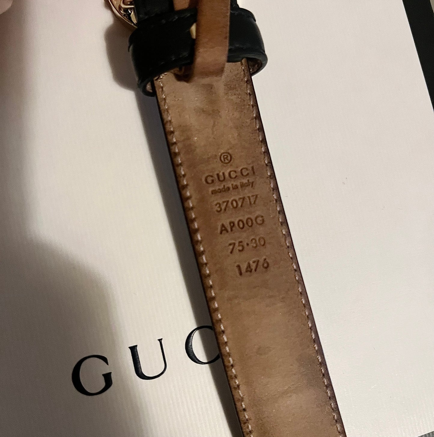 Gucci bälte 75 cm