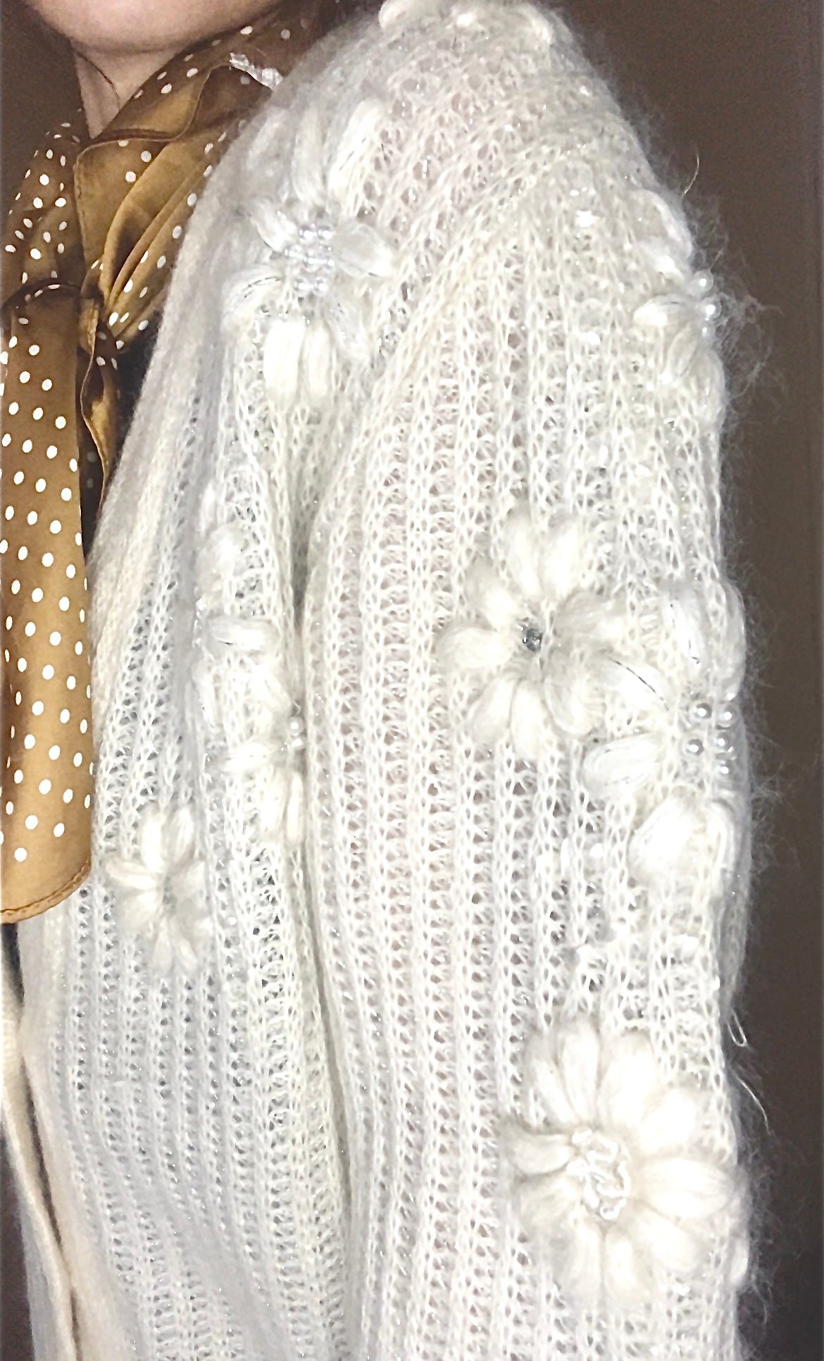 Vintage kofta i mohair