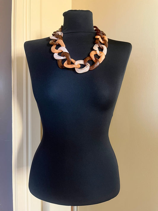 Halsband länkar, vintage