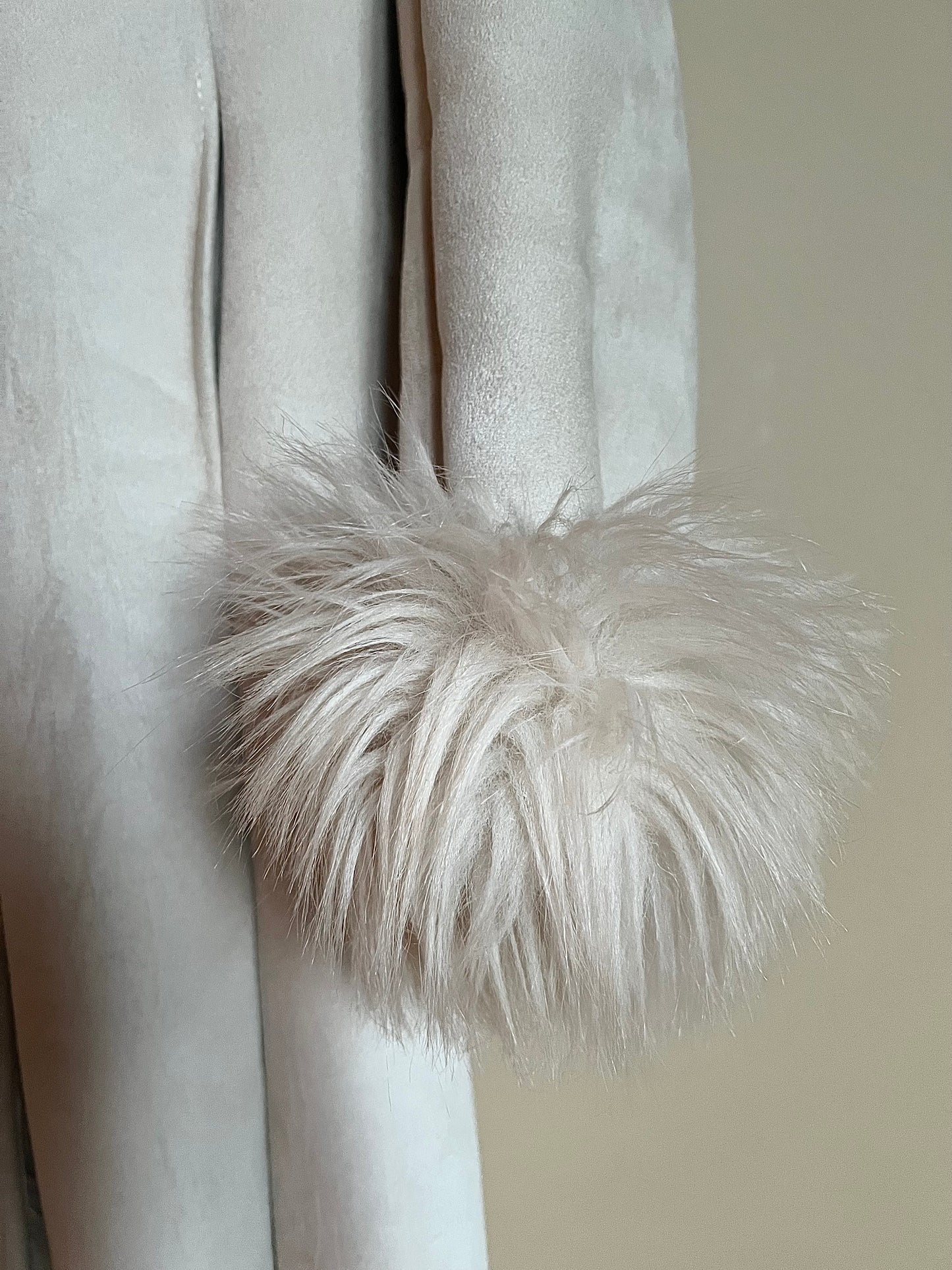 Vintagekappa med fuskpäls