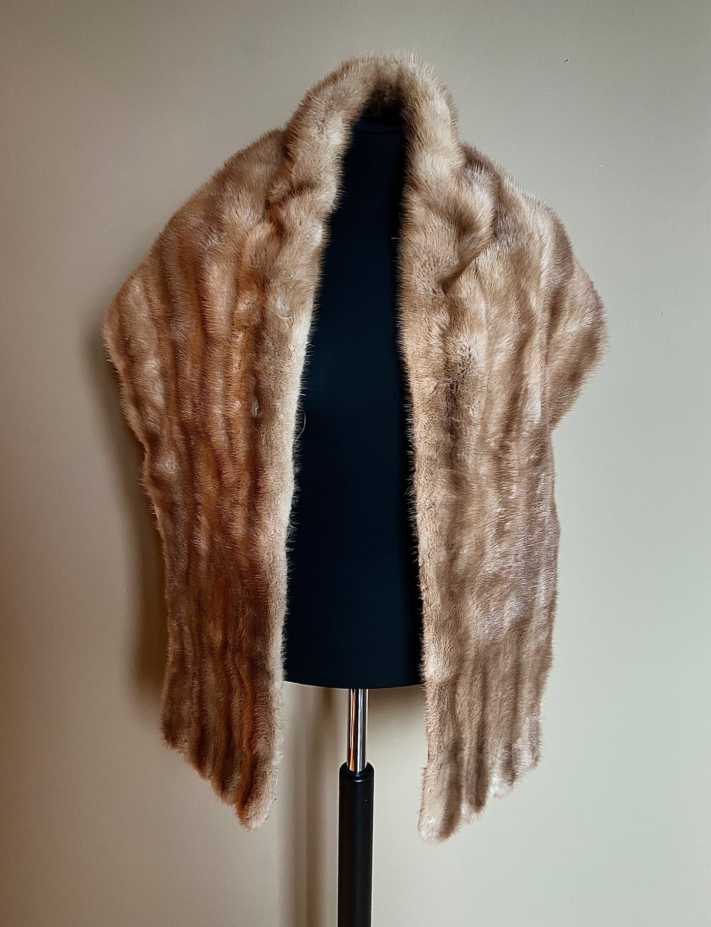 Vintage pälsstola/krage