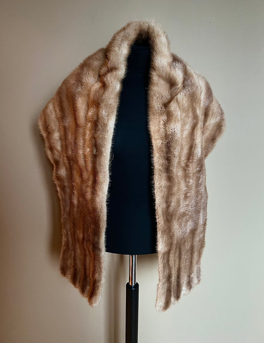 Vintage pälsstola/krage