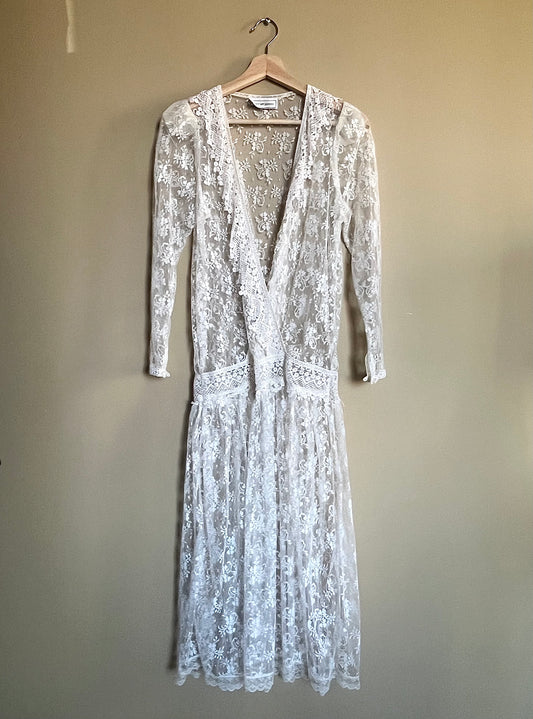 Vintage spetsklänning