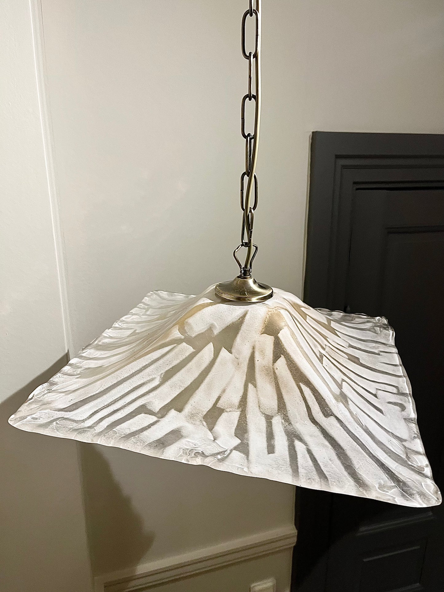 Taklampa glas Italien