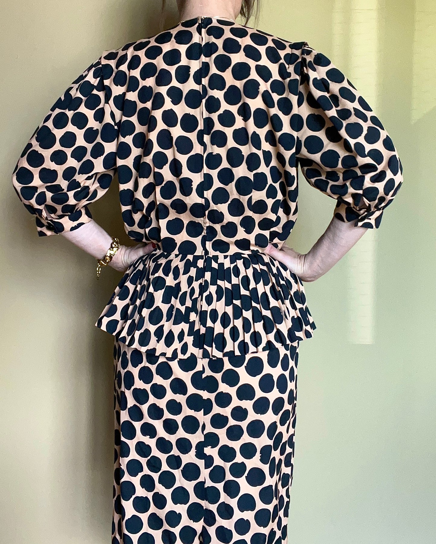 Fransk vintageklänning 1980-tal