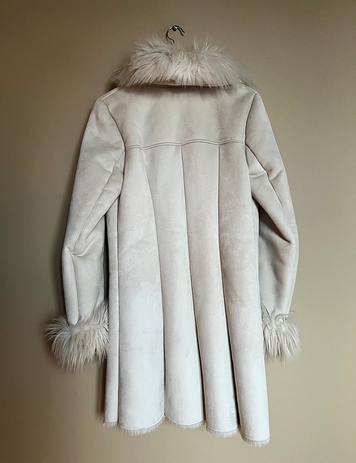 Vintagekappa med fuskpäls