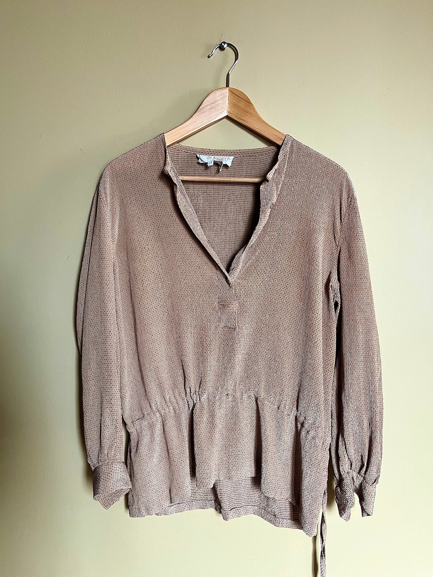 Laura Biagiotti vintage set 100% silke