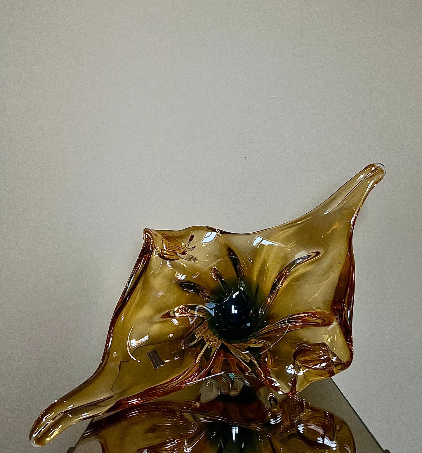 Egermann skål konstglas