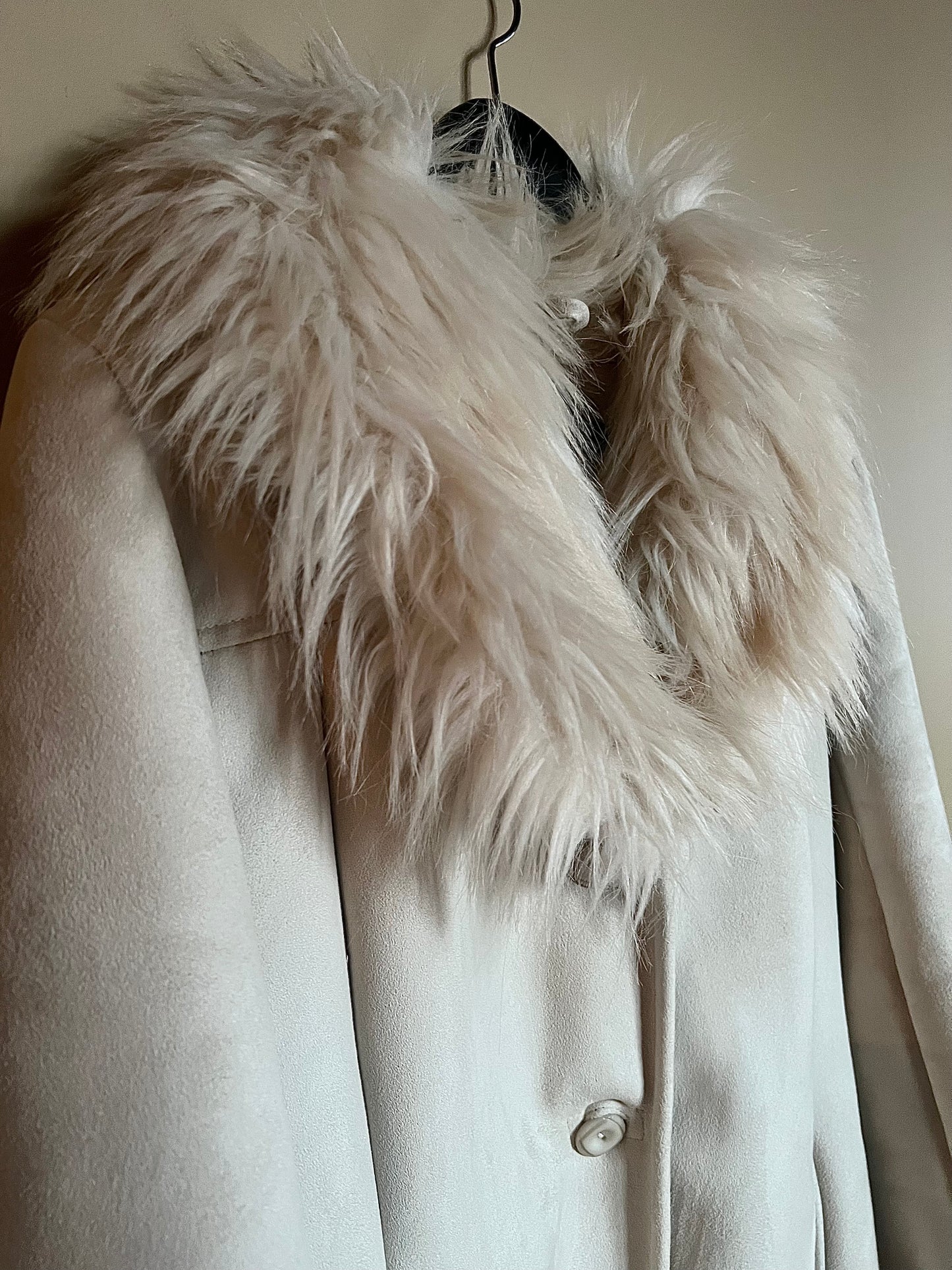 Vintagekappa med fuskpäls