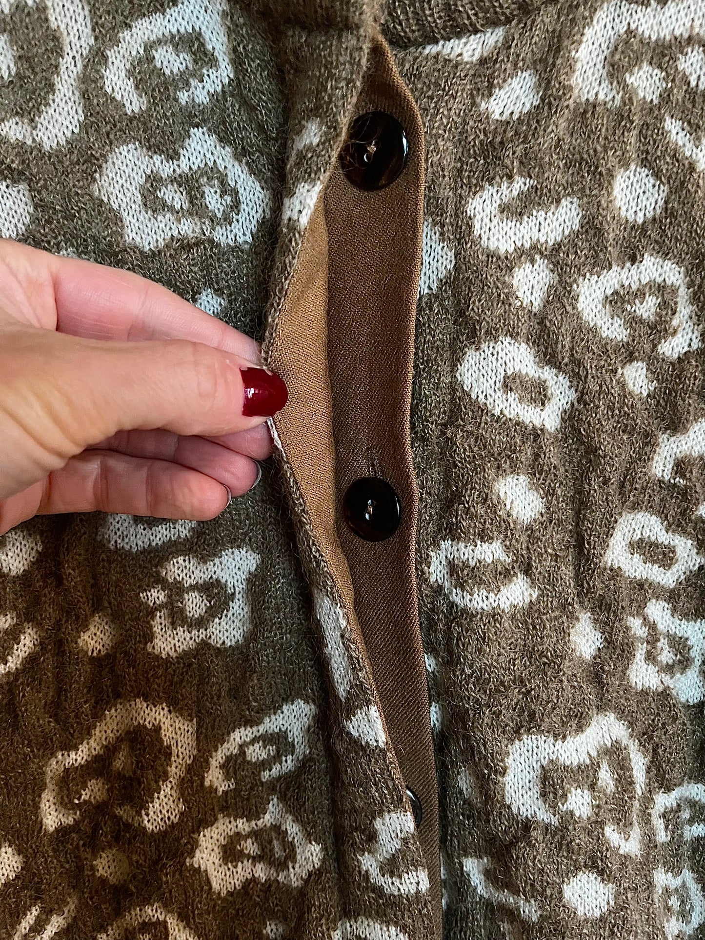 Vintage bomberjacka i mohair & ull