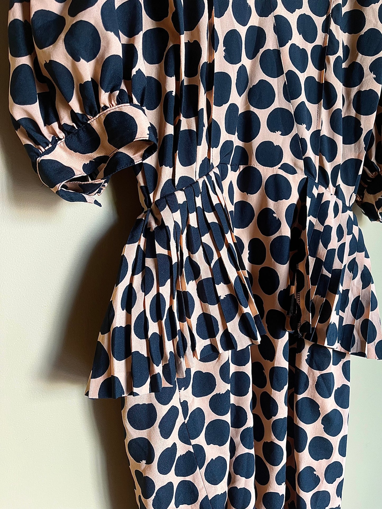 Fransk vintageklänning 1980-tal