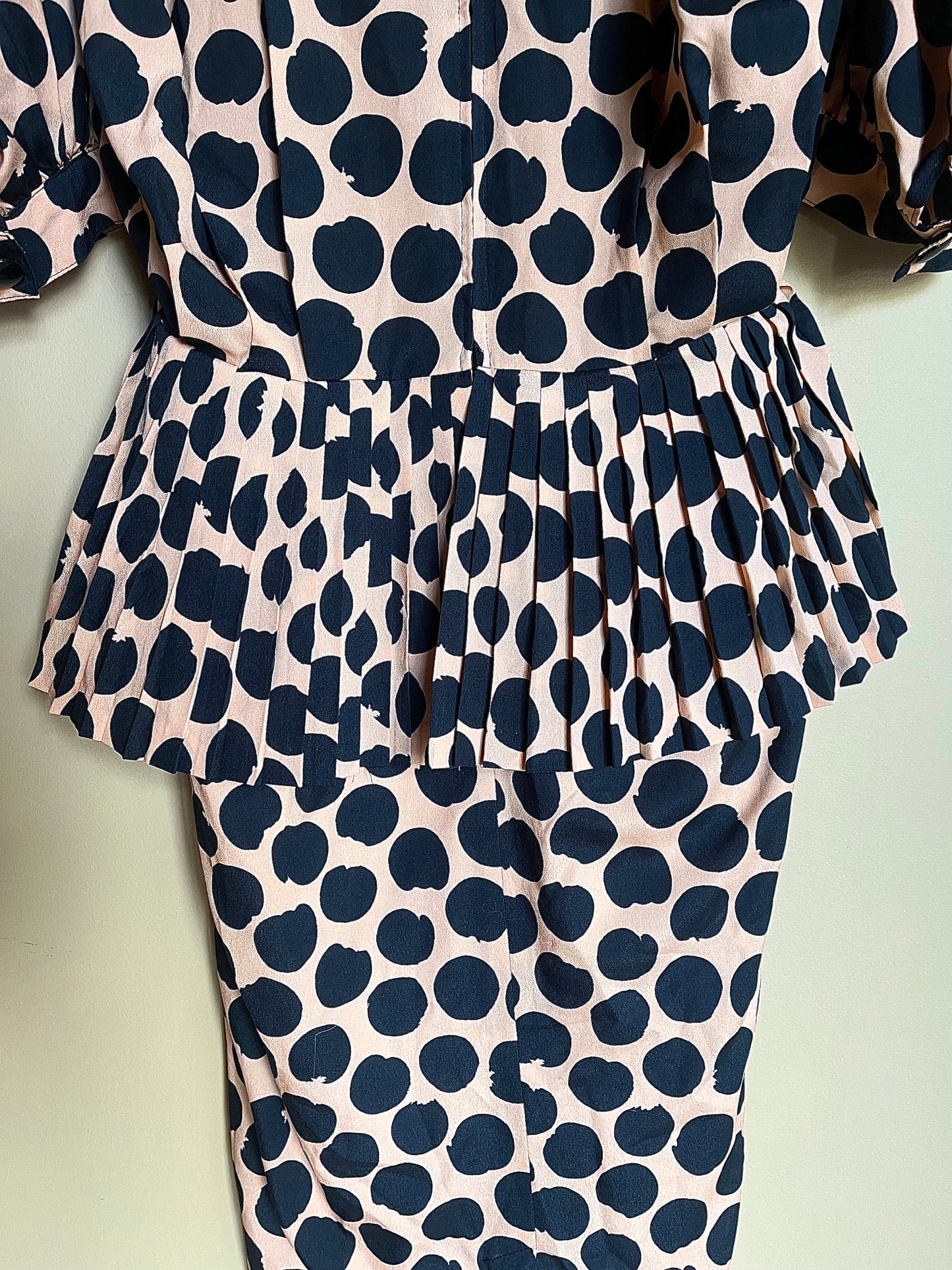 Fransk vintageklänning 1980-tal