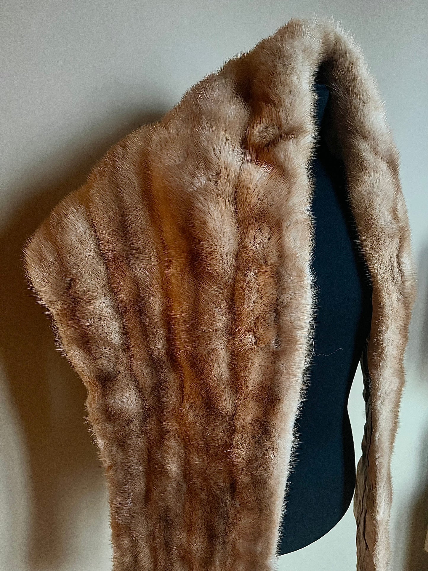 Vintage pälsstola/krage